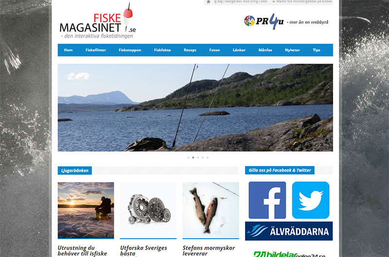 Fiskemagasinet på webbyrån PR4u